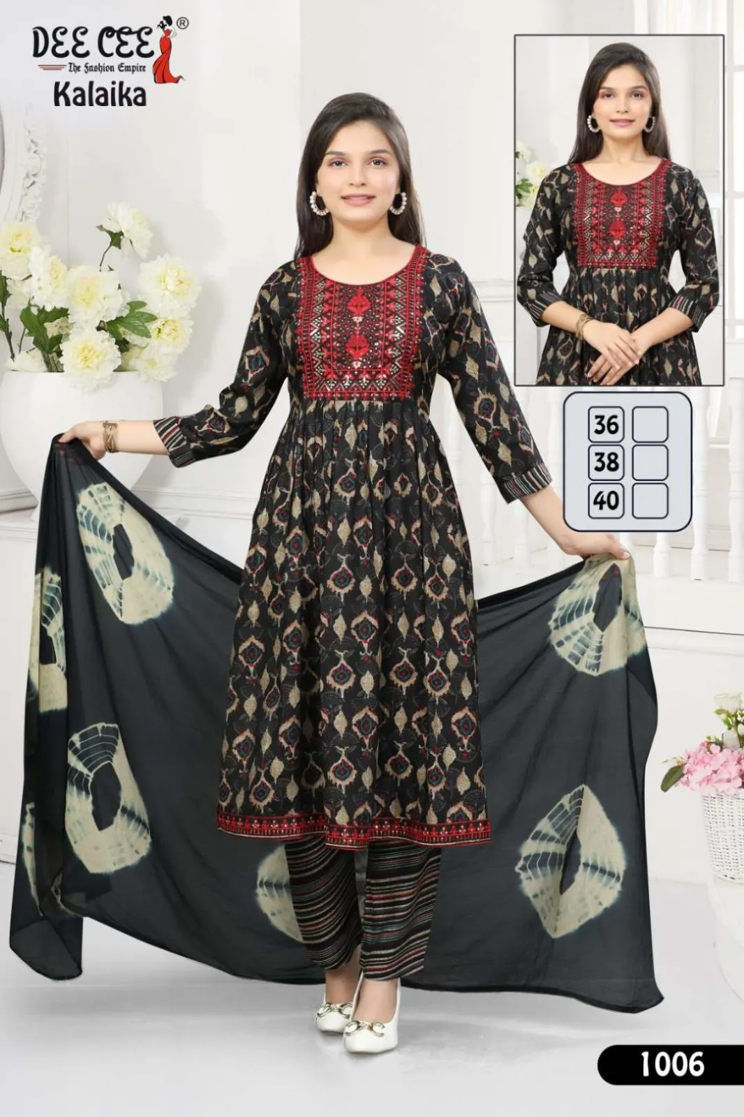 Deecee Kalaika Capsule Print 3pcs Readymade Suit Design - Image 5
