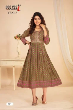 Deecee Venus Fancy Kurti Big Size Latest Design
