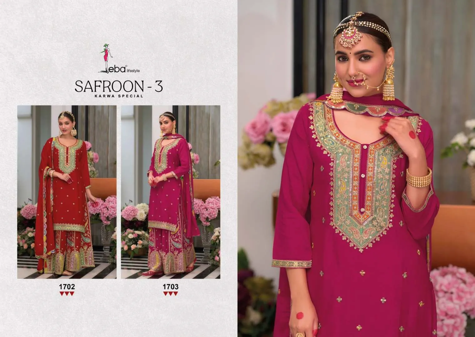 Eba Safroon Vol 3 Karwa Special Ready Made Collection - Image 2