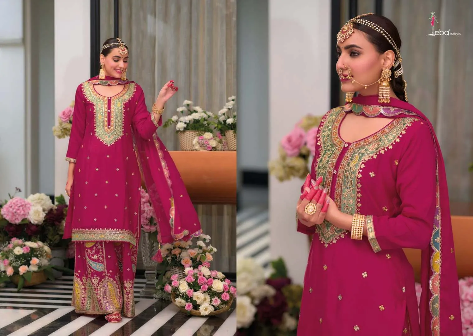 Eba Safroon Vol 3 Karwa Special Ready Made Collection - Image 3