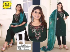 Fashion Talk Sangini Top Bottom With Dupatta Combo Design