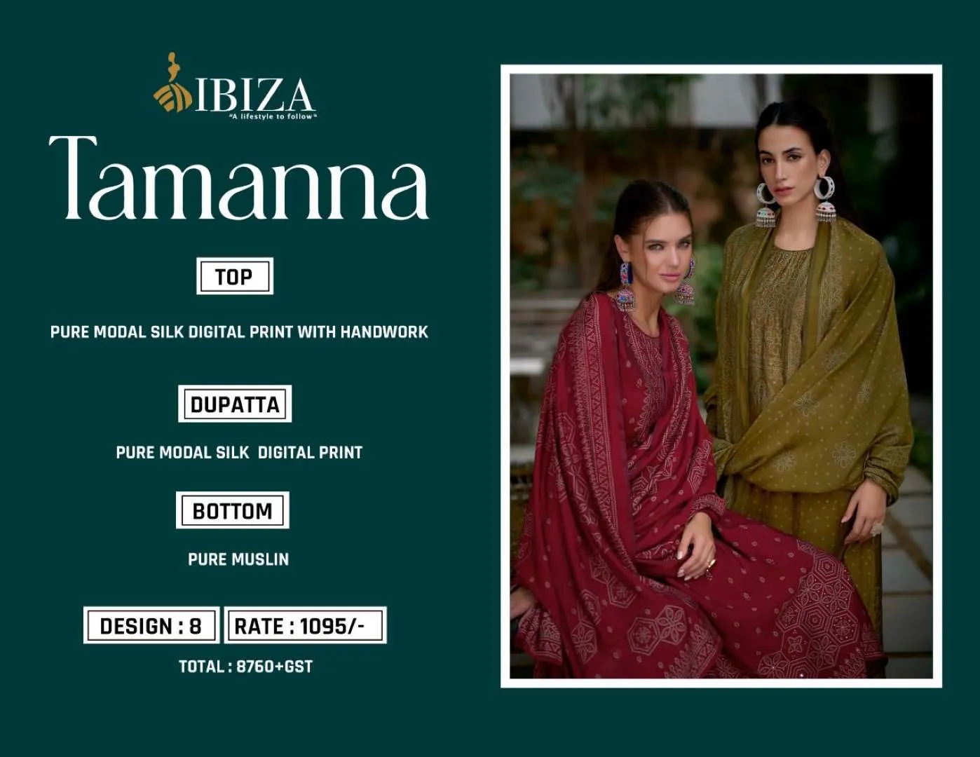 Ibiza Tamanna Digital Printed Salwar Kameez Collection