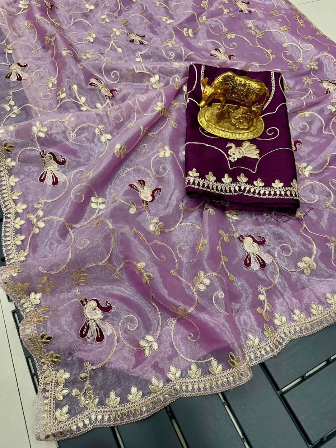 Karishma Amba 2 Pure Tissue Silk Saree Online