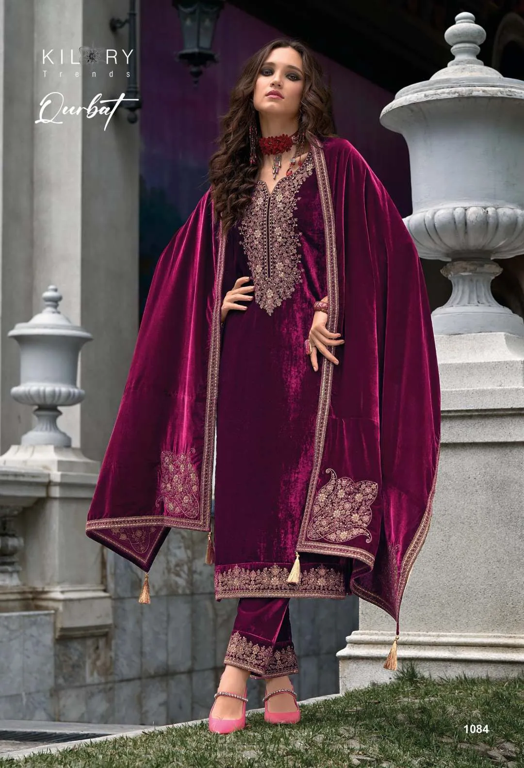 Kilory Qurbat Velvet Designer Salwar Kameez Collection - Image 5