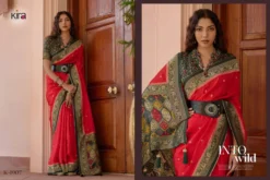 Kira Kadambari Vicose Weaving Saree Wholesale