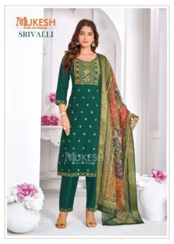 Mukesh Srivalli Rayon Top Bottom With Dupatta Wholesale