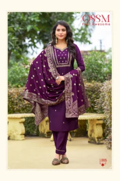 Ossm Monalisa Vol 4 Top Bottom With Dupatta Collection