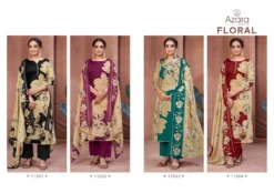 Radhika Azara Floral Printed Dress Material Collection
