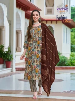 Radhika Fashion Eva Vol 1 Kurti Bottom With Dupatta Collection