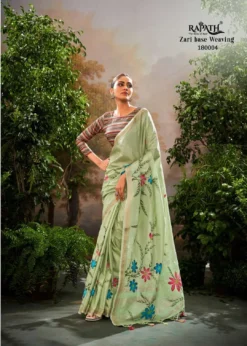 Rajpath Kalindi Silk Tissue Silk Saree Office Wear