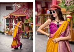 Rajpath Rangoli Art Pure Banarasi Silk Saree Wholesale