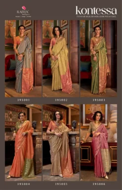 Rajtex Kontessa Silk Tussar Silk Handloom Saree Under 1500