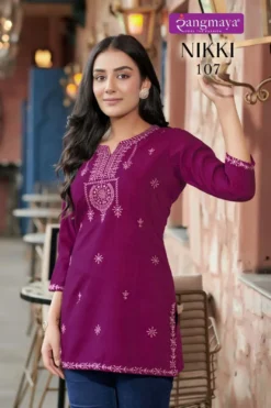 RangmayaNikki Short Kurti Under 500