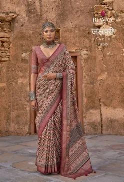 Rewaa Jalpari Poly Viscose Silk Saree Wholesale