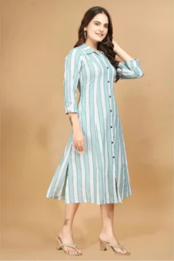 Rm Heavy Aline Kurti Fancy Cotton Collection Wholesale