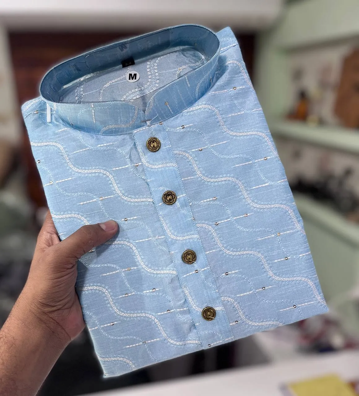 SPK Vol 02 Kurta Pajama Lehariya Sequence Design - Image 5