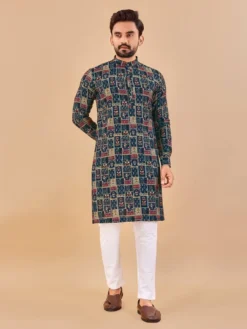 SPK Vol 09 Manzar Kurta Pajama With Cotton Foil Print Collection