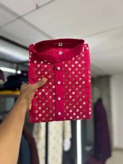 SPK Vol 26 Kurta Pajama Cotton Sequence Work Wholesale