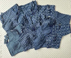 SS1089 Cotton Ajrakh Print Blouse Back Design Wholesale