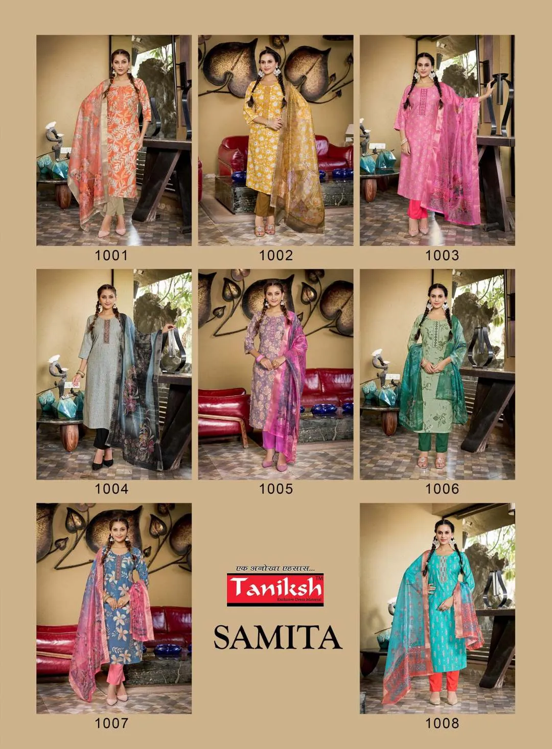 Taniksh Samita Vol 1 Printed Kurti Bottom With Dupatta - Image 2