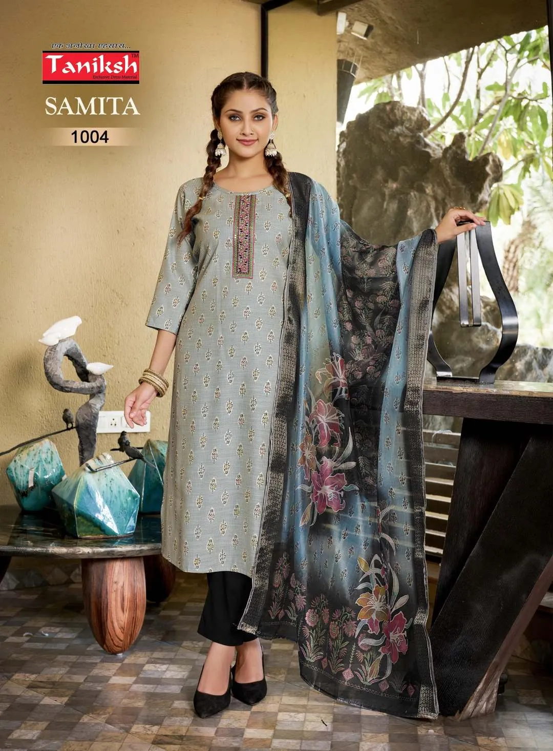 Taniksh Samita Vol 1 Printed Kurti Bottom With Dupatta - Image 8