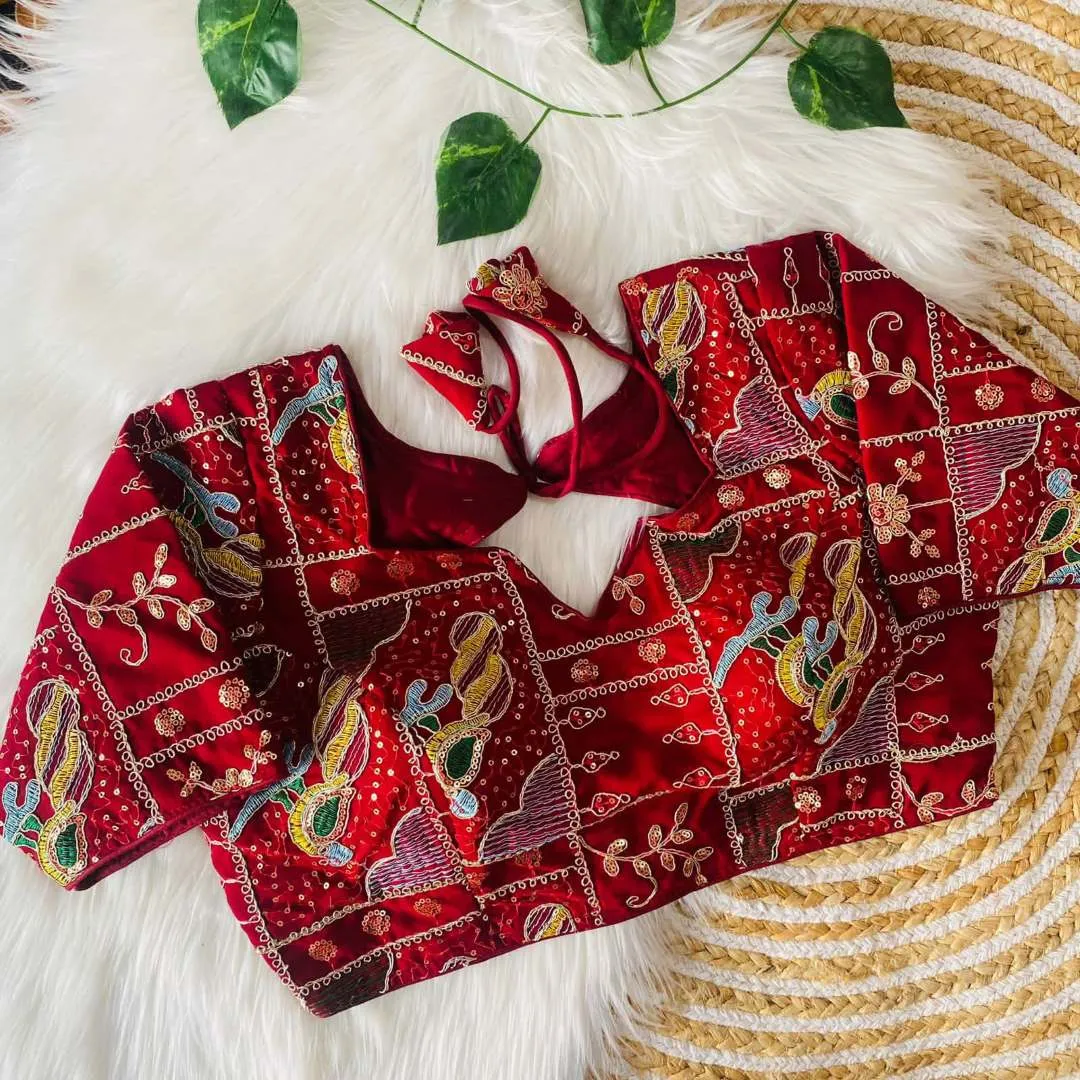 Vf Designer Wedding Readymade Blouse Latest Collection