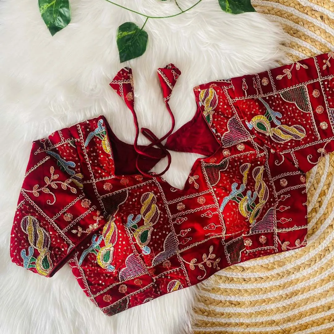 Vf Designer Wedding Readymade Blouse Latest Collection