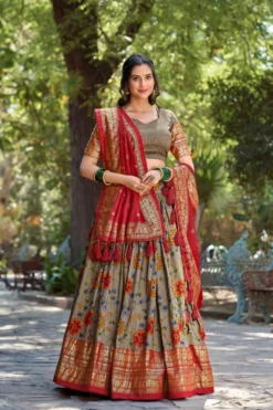 WMN 1204 Tussar Silk Lehenga Choli for Women Online