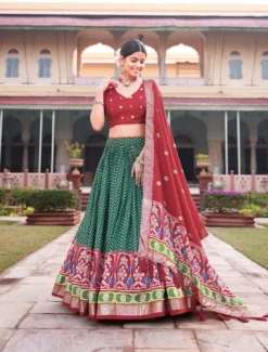 WMN 1206 Tussar Silk Lehenga Choli Online 2024