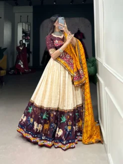 WMN 1732 Dola Silk Lehenga Choli Gujarati Collections