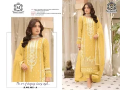 Zarin 182 Soft Organza Pakistani Dress With Embroidery Work