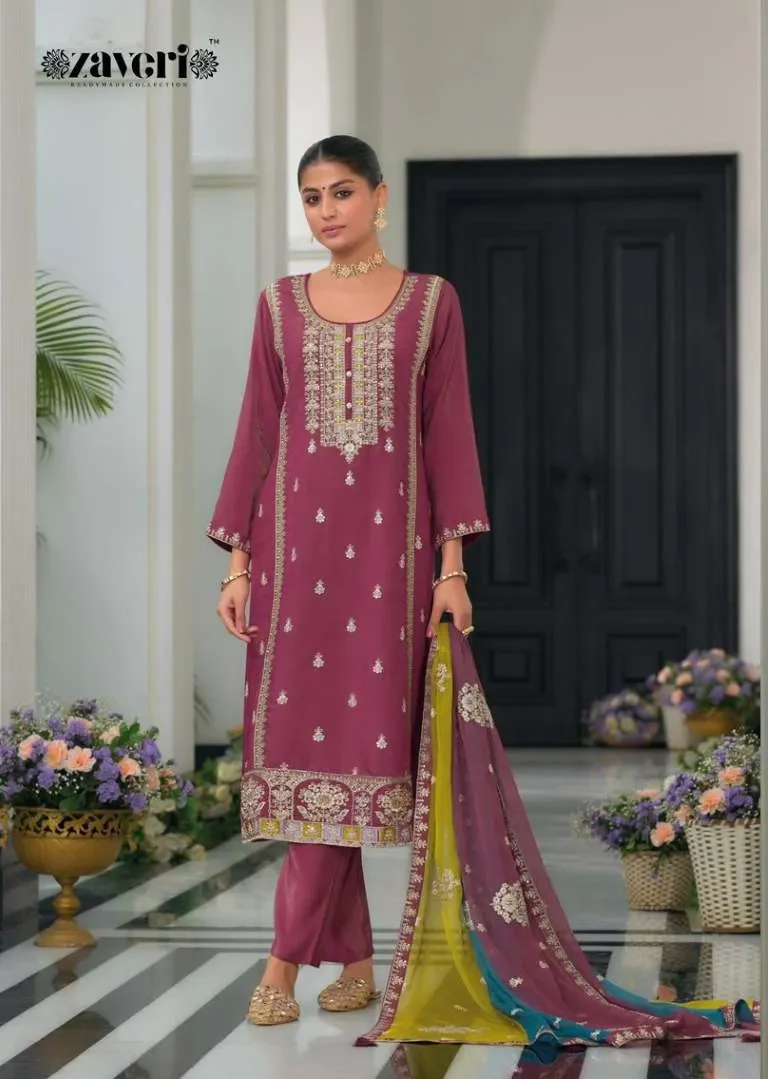 Zaveri Simar Embroidered Ready Made Collection