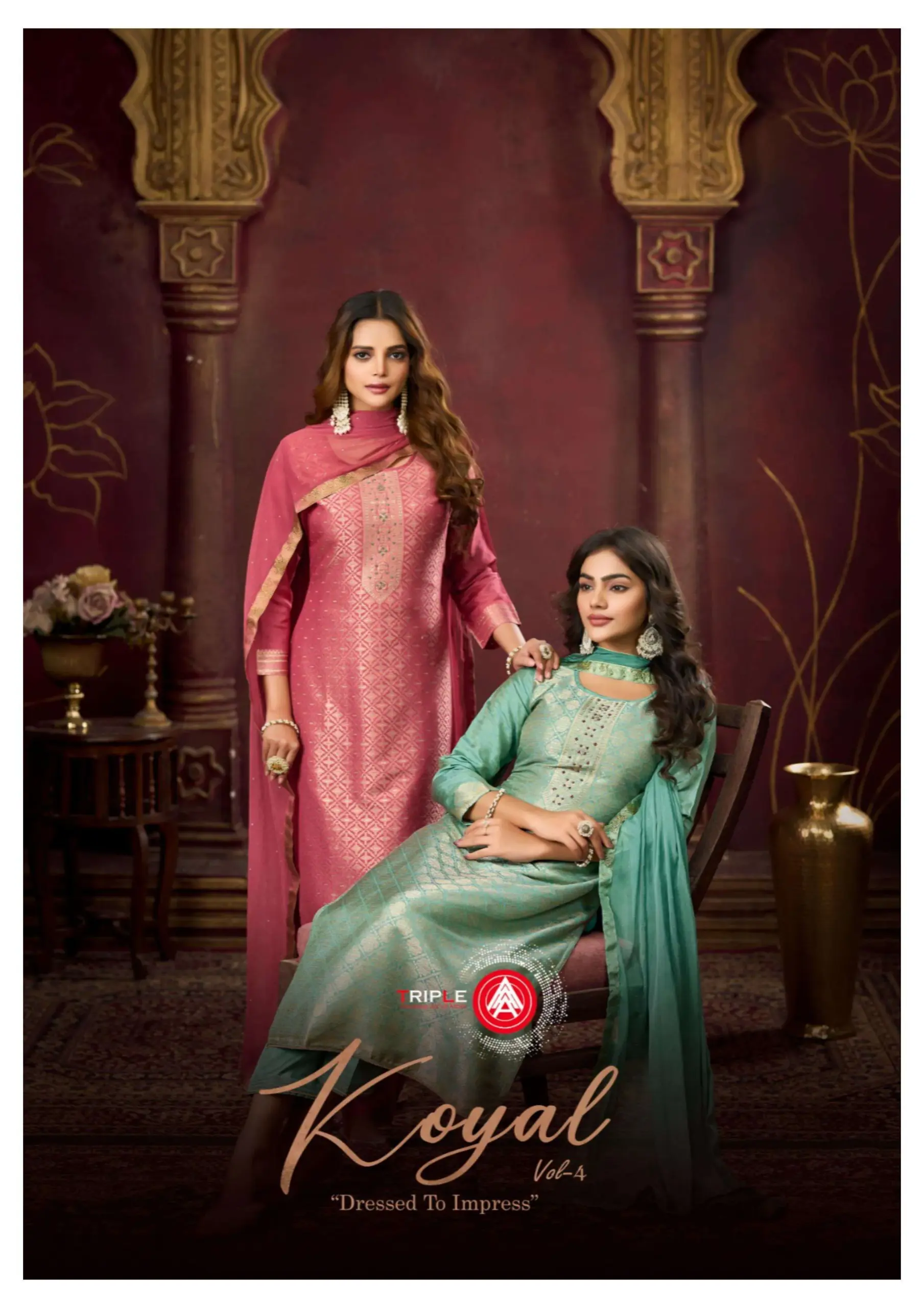 Aaa Koyal Vol 4 Semi Stitched Suits