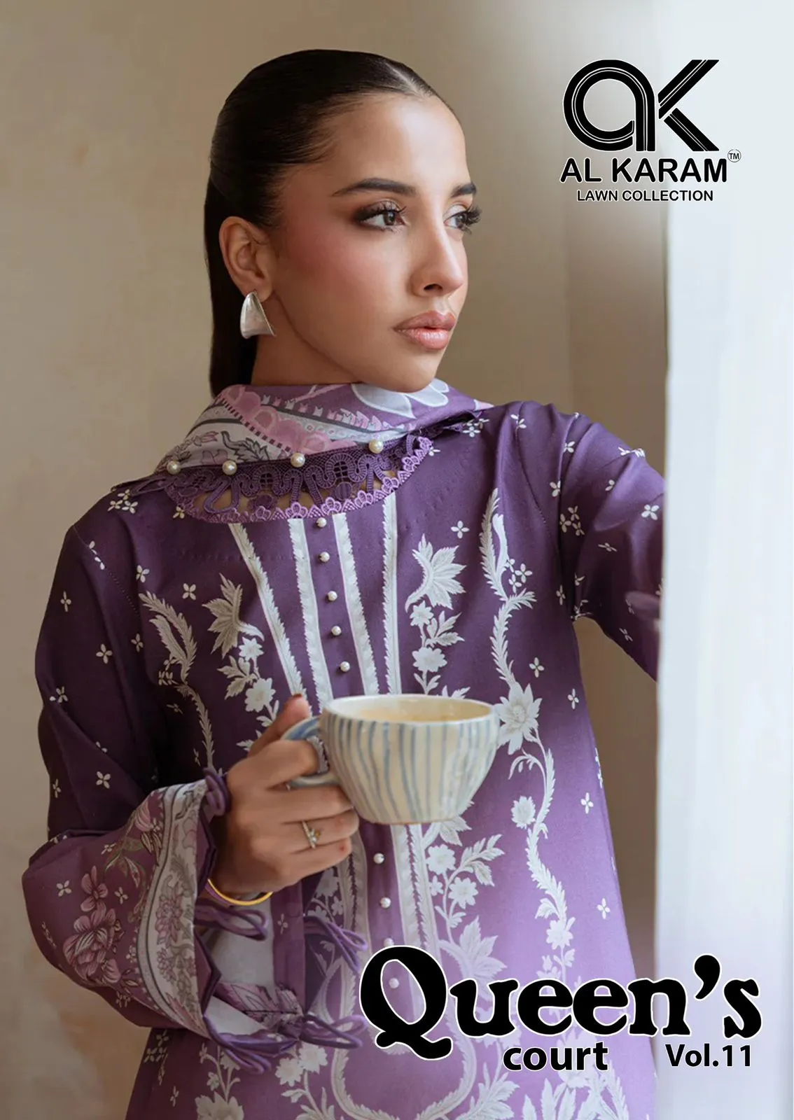Al Karam Queens Court Vol 11 Unstitched Suits