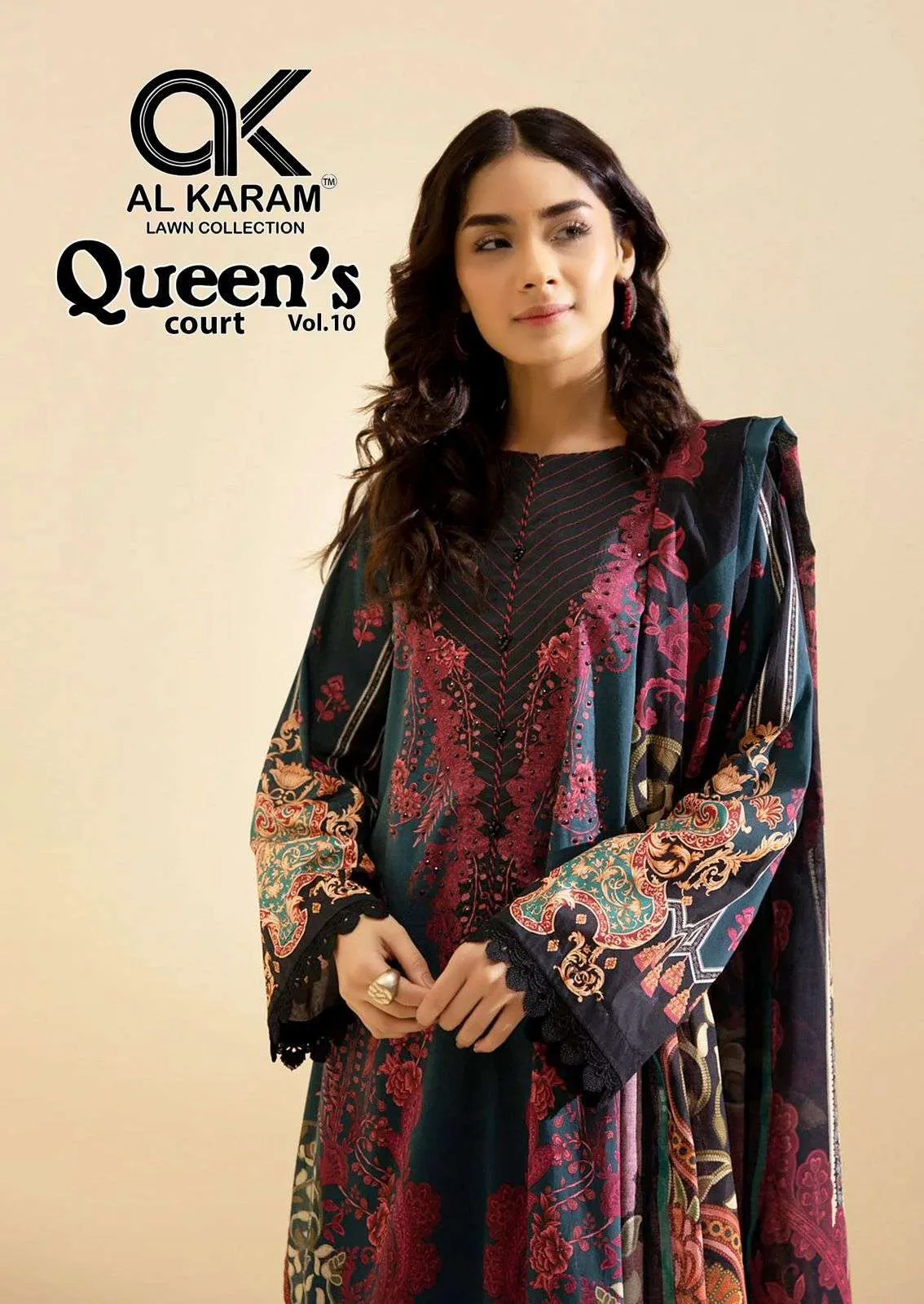 al Karam Queens Court Vol Stitched Suits