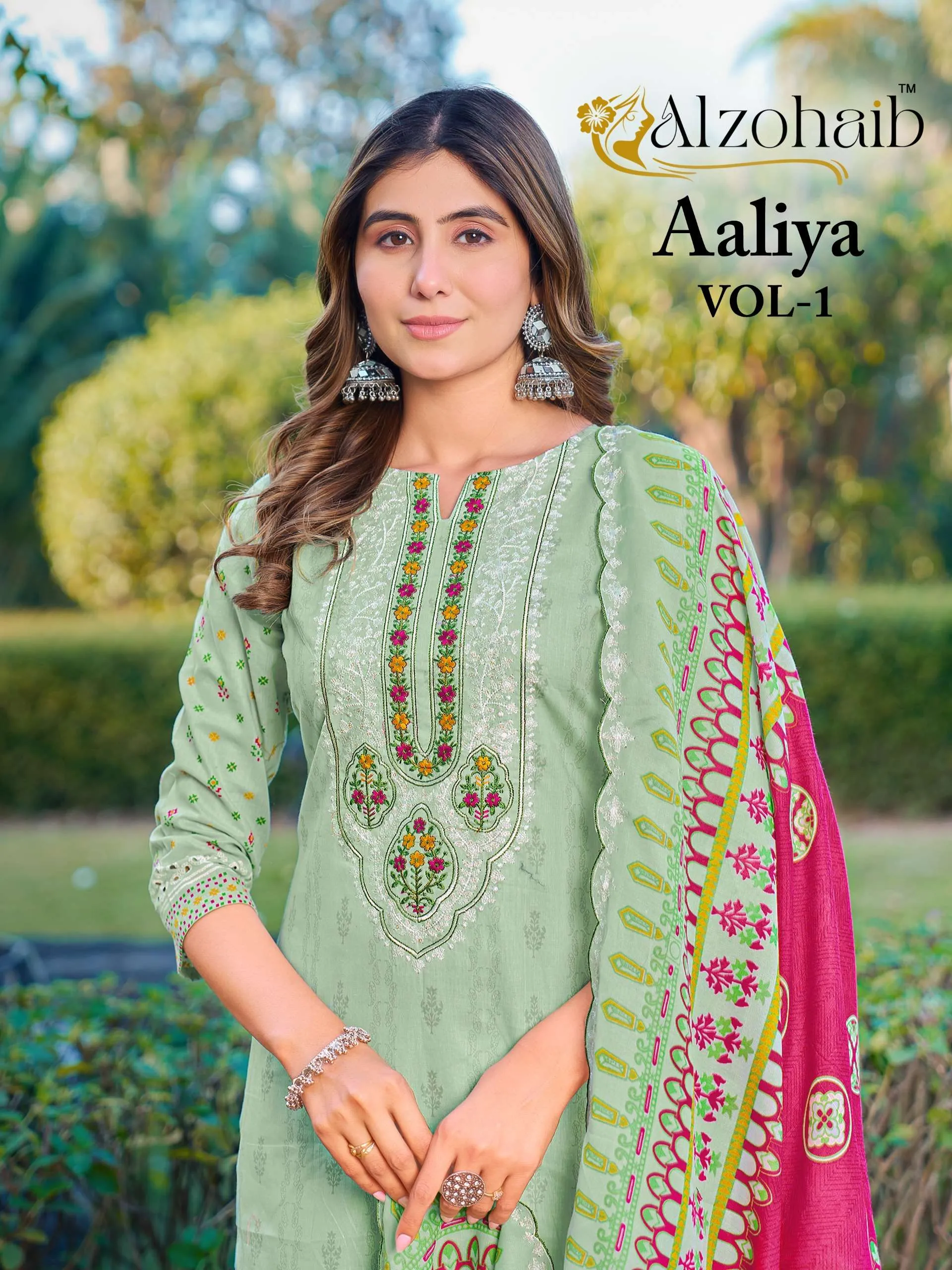 Al Zohaib Aaliya Vol 1 Pakistani Suits