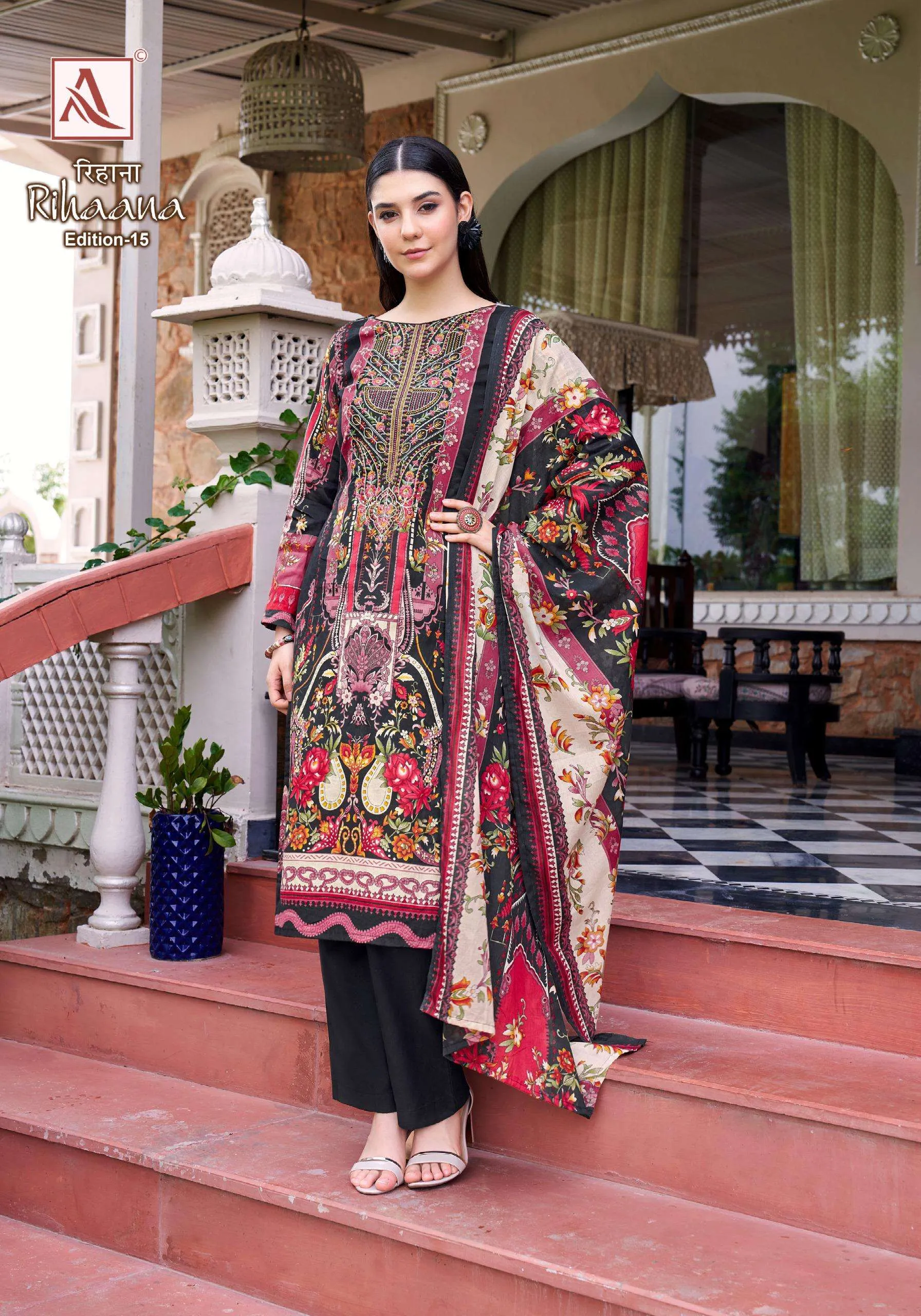 Alok Suits Rihaana Vol 15 Semi Stitched Suits