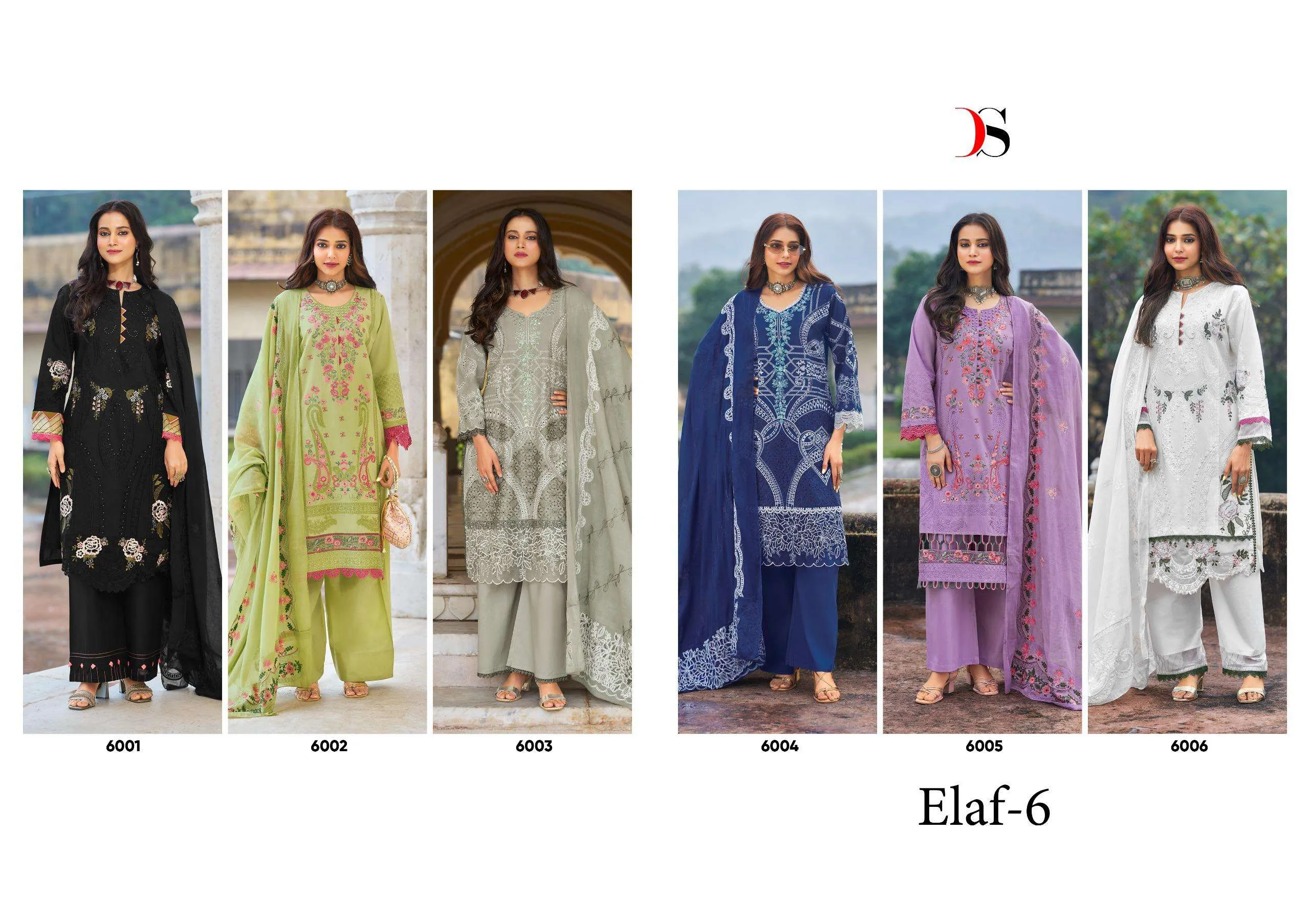 Deepsy Suits Elaf Luxury Lawn 25 Vol 6 Pakistani Suits