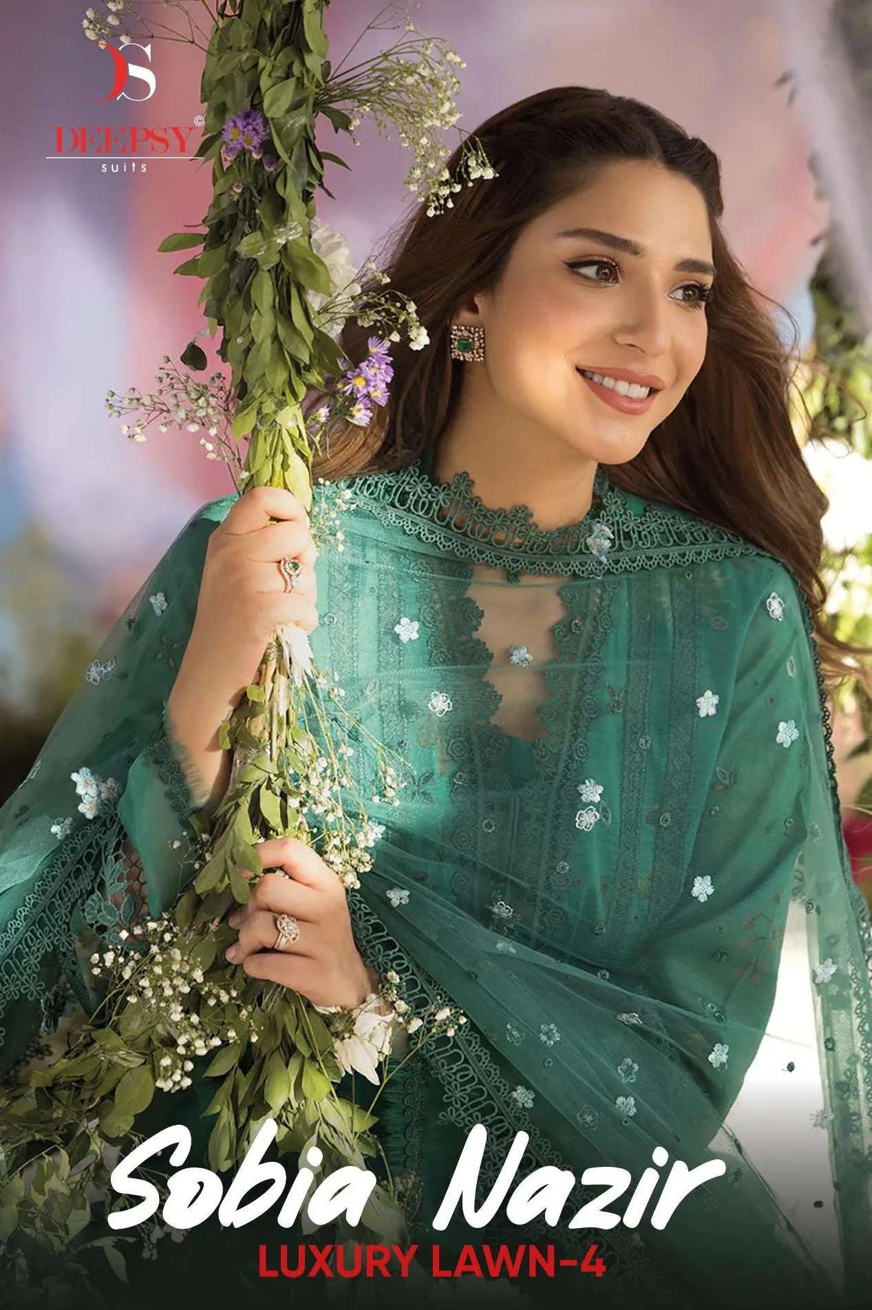 Deepsy Suits Sobia Nazir Luxury Lawn 25 Vol 4 Pakistani Suits