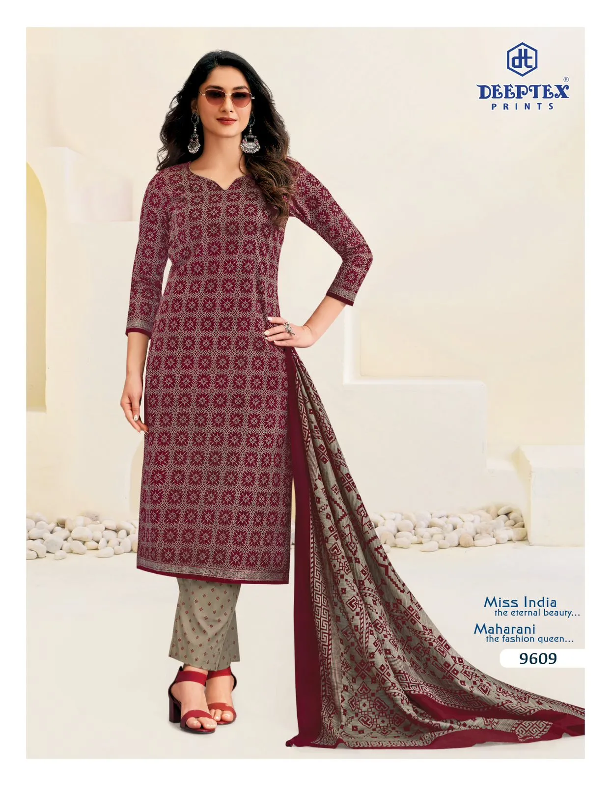 Deeptex Miss India Vol 96 Unstitched Suits