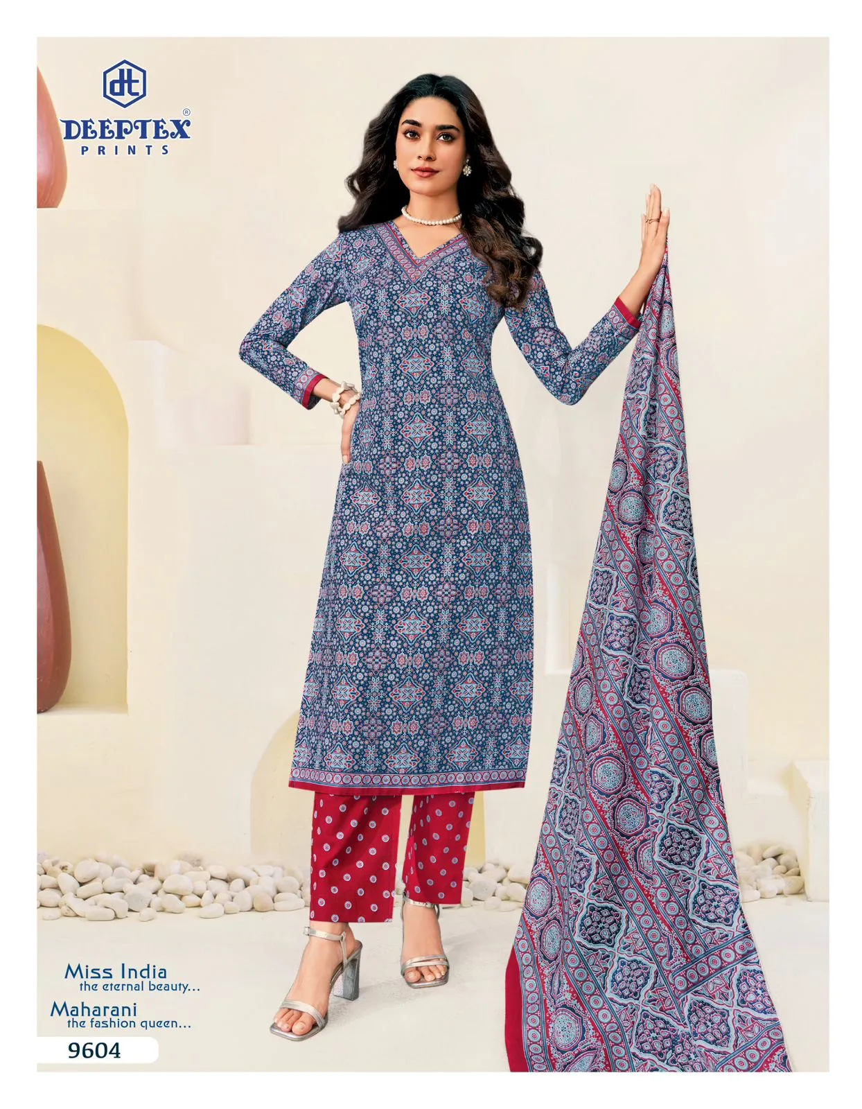 Deeptex Miss India Vol 96 Unstitched Suits