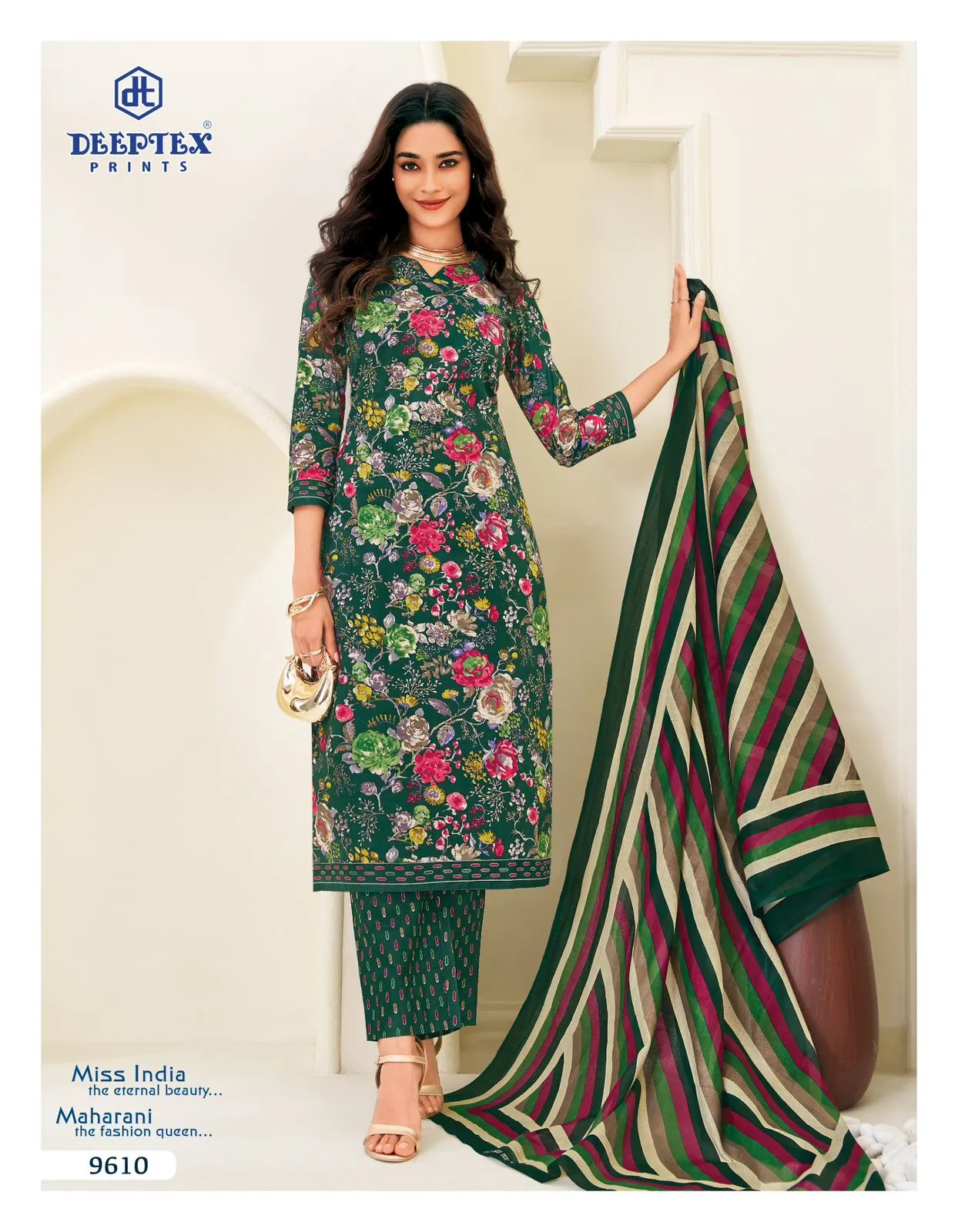 Deeptex Miss India Vol 96 Unstitched Suits