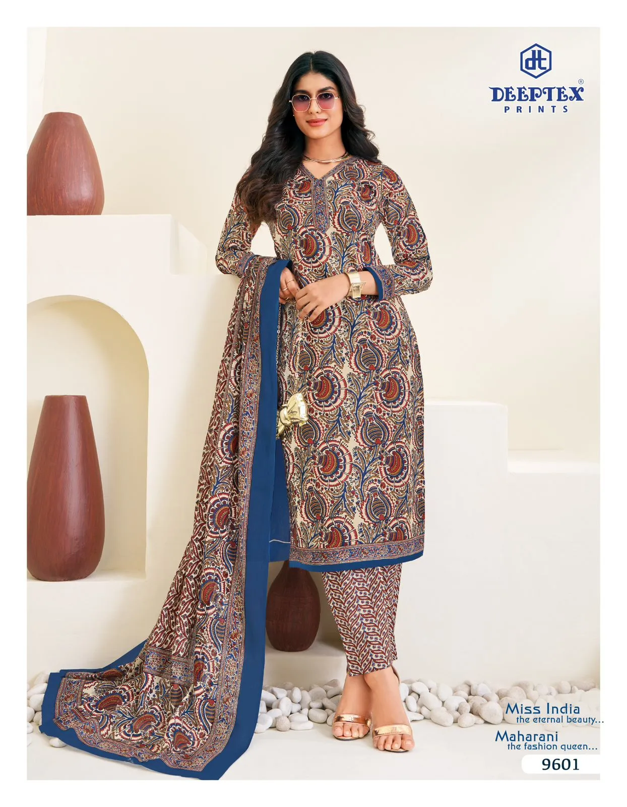 Deeptex Miss India Vol 96 Unstitched Suits