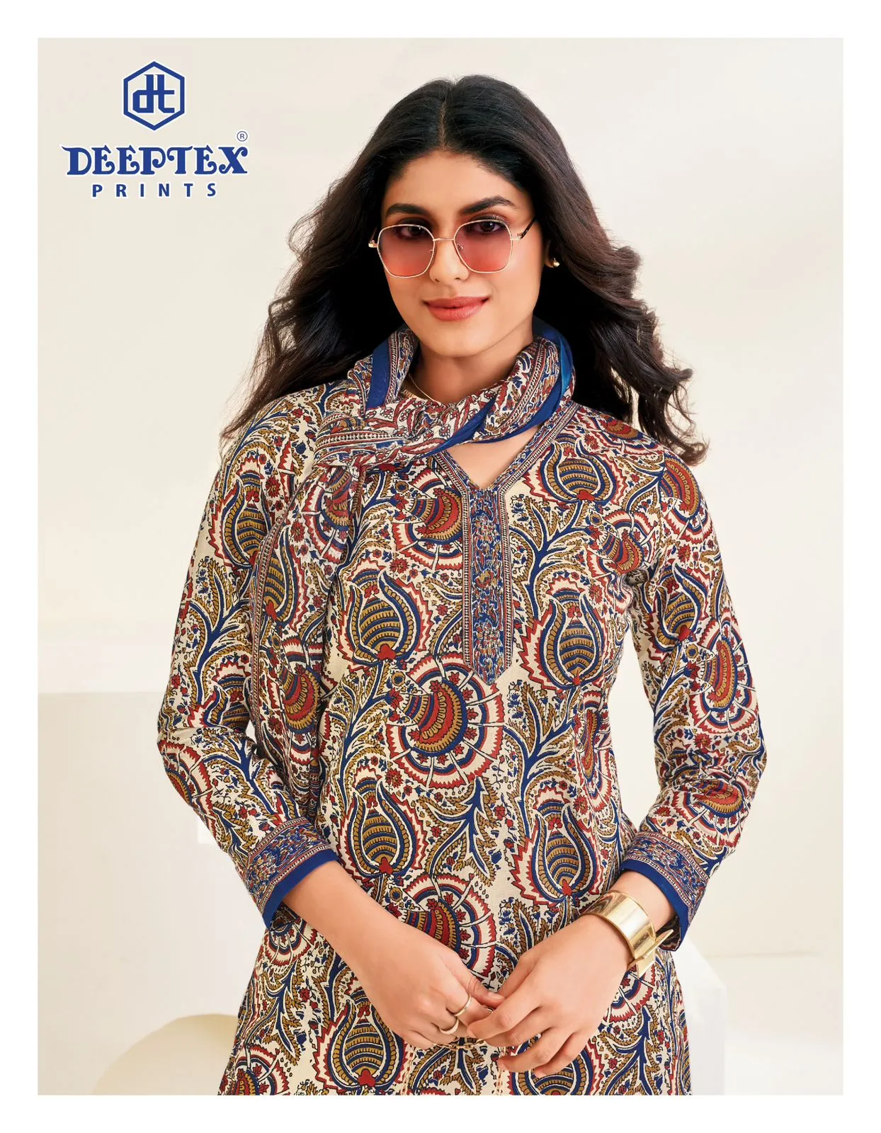 Deeptex Miss India Vol 96 Unstitched Suits