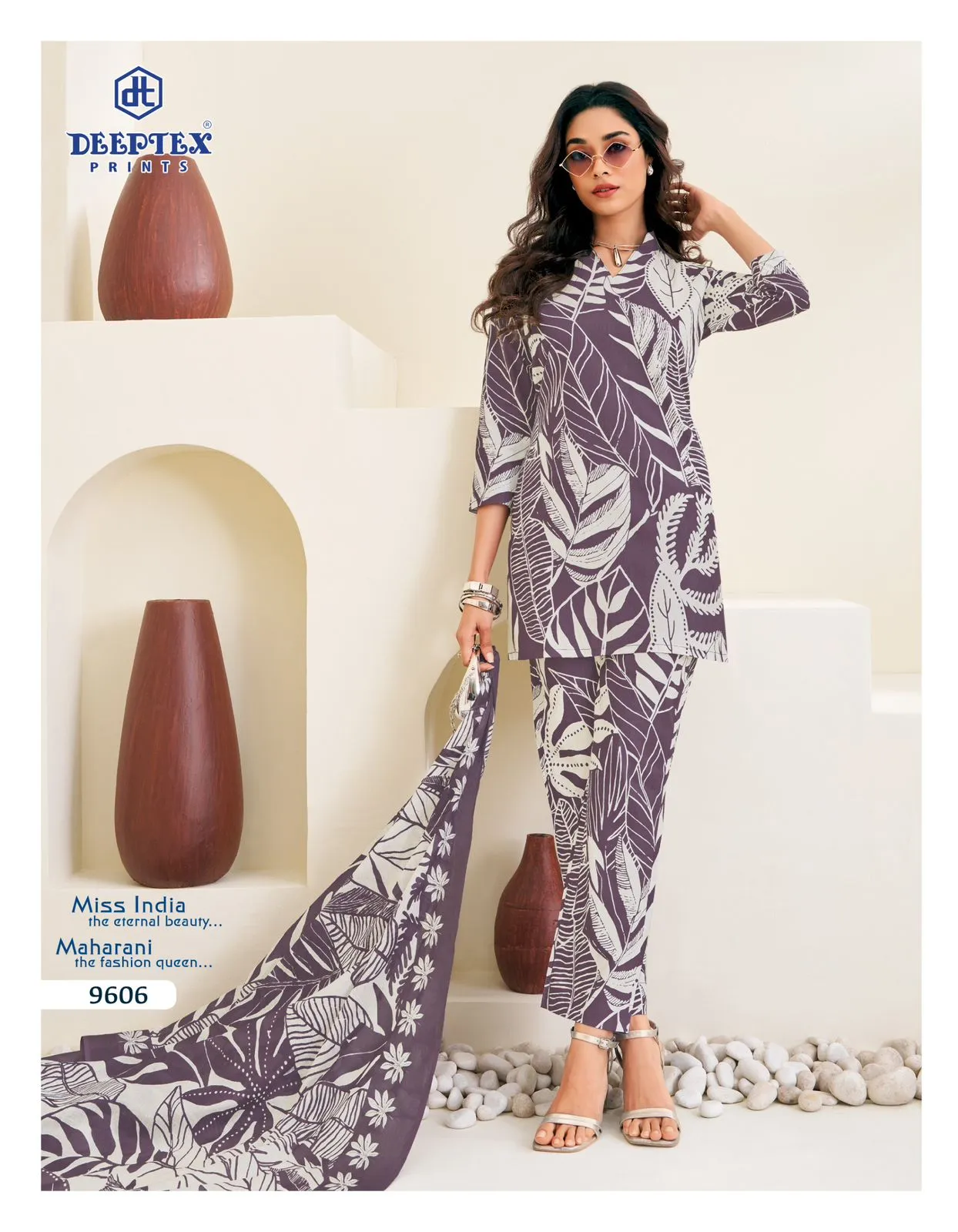 Deeptex Miss India Vol 96 Unstitched Suits