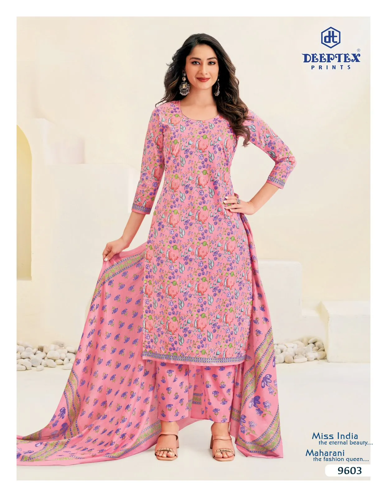 Deeptex Miss India Vol 96 Unstitched Suits