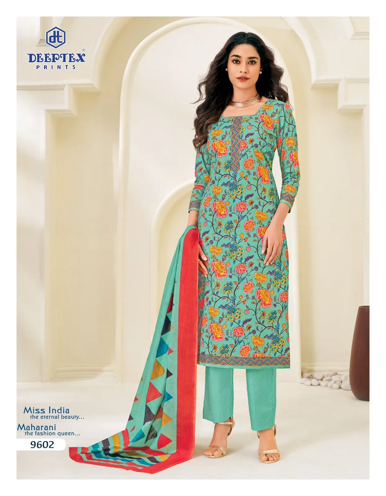 Deeptex Miss India Vol 96 Unstitched Suits