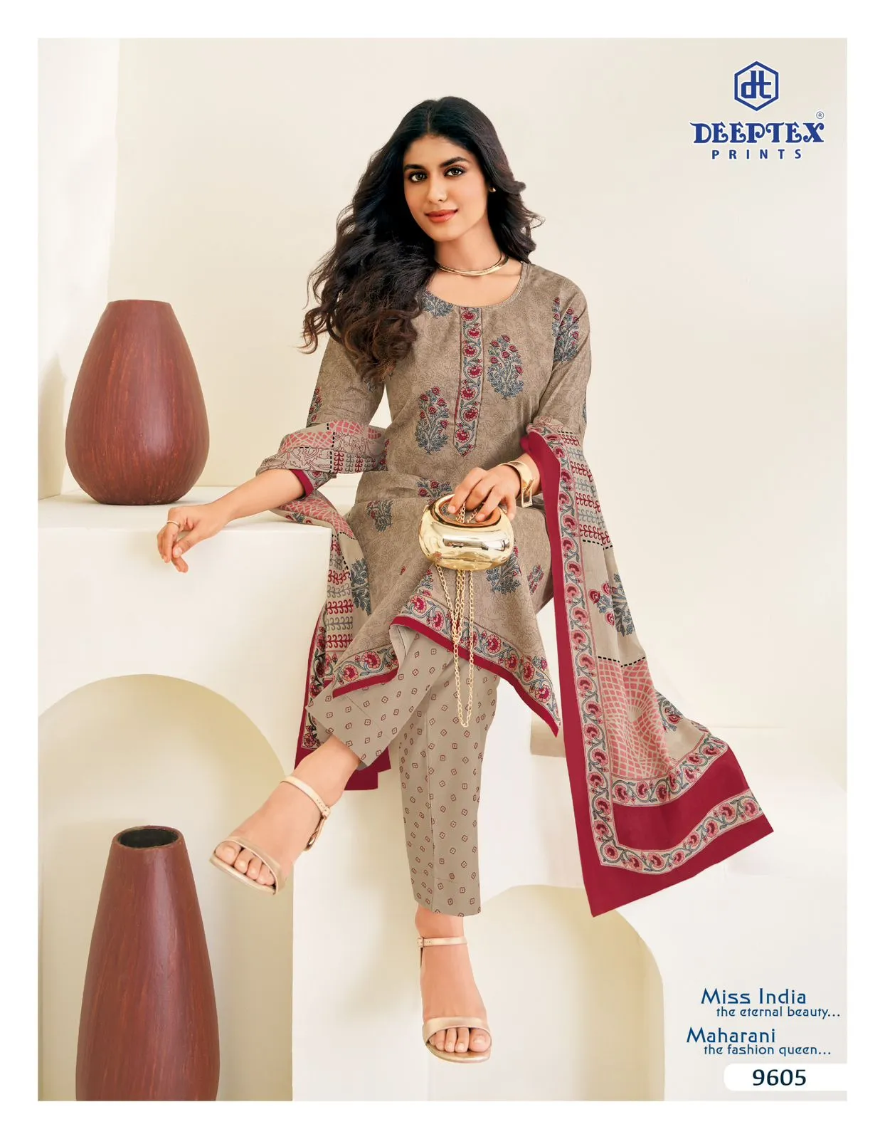 Deeptex Miss India Vol 96 Unstitched Suits