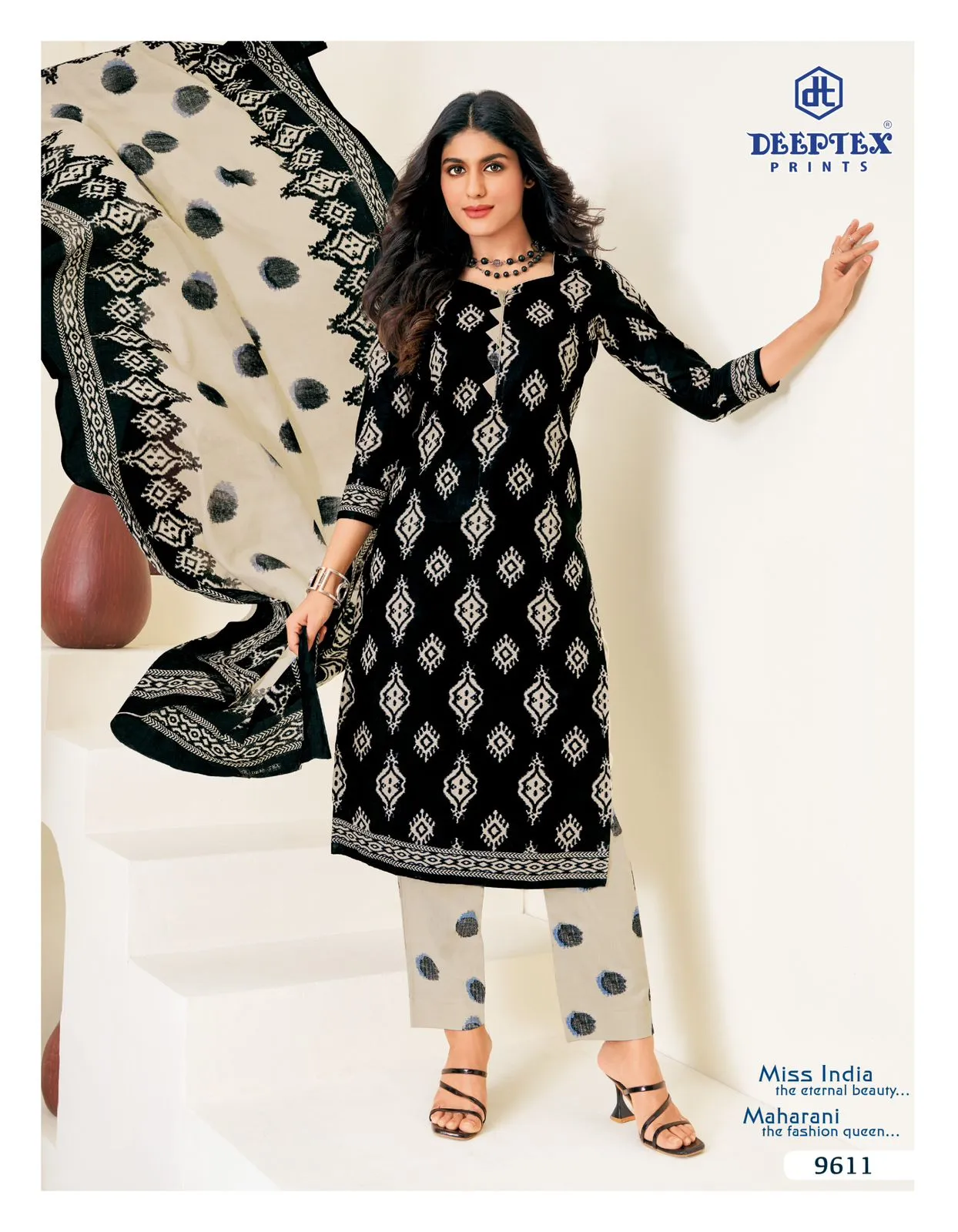Deeptex Miss India Vol 96 Unstitched Suits