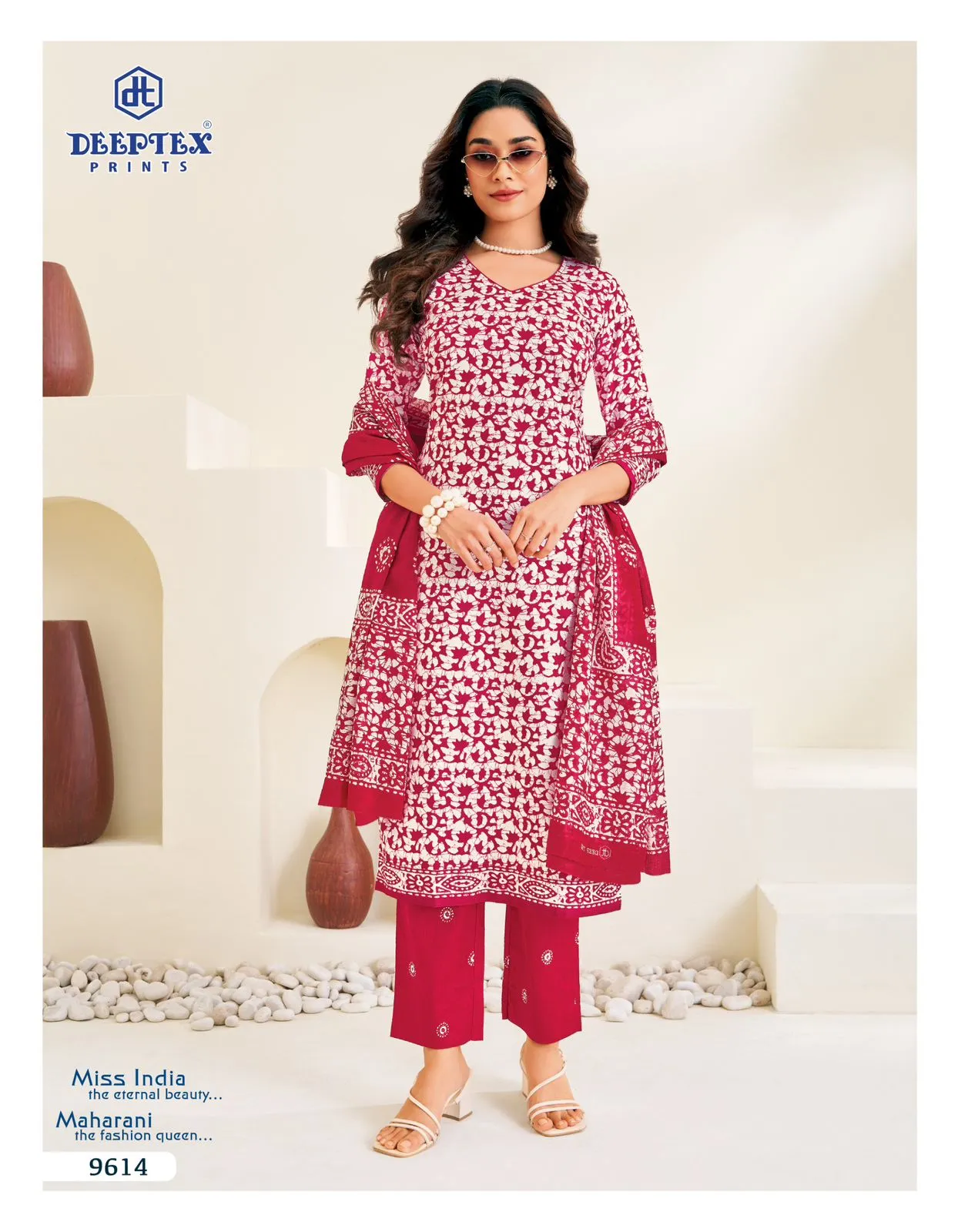 Deeptex Miss India Vol 96 Unstitched Suits